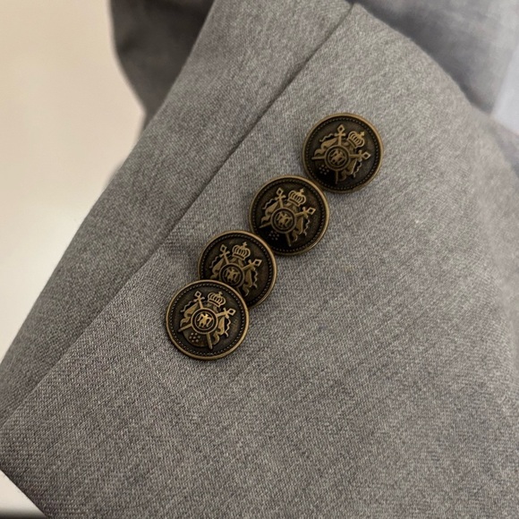 Paul Fredrick 43L Pearl Gray 2-Button Sport Coat
Wool Blazer Jacket. NEW - Picture 5 of 15